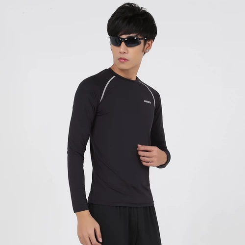 埃森图 Модный комфортный спортивный футбольный лонгслив для отдыха для тренировок, быстрое высыхание, в обтяжку