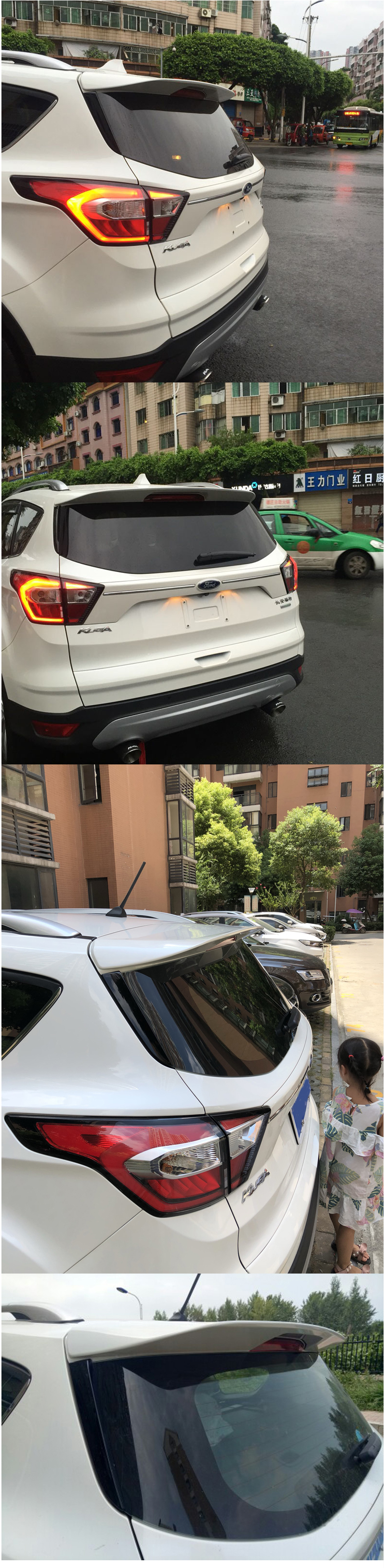 Áp dụng cho Ford 13-19 Ford New Wing Tiger Tail Nhà máy ban đầu Sửa đổi toàn diện Wind Wing ST Sports abs - Sopida trên duoi gio xe oto