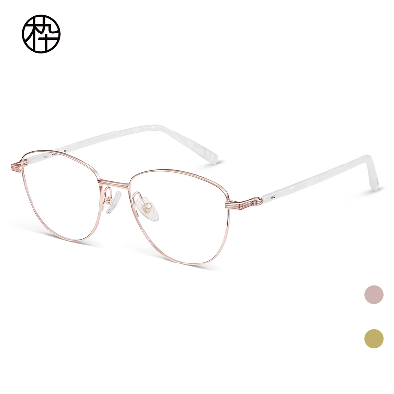 Mujiu Authentic Mj11Fn1029 Fashionable Thin Metal Small Frame Glasses Frame Exquisite Simple Design for Men and Women