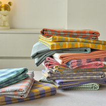 2024 new pure cotton bed sheet single piece for children 100 cotton student dormitory single quilt fabric 1 5 meters double
