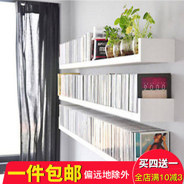 U Shaped Bookshelf Can Be Free Of Perforated Wall Racks Wall