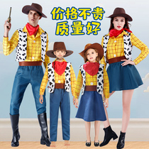 Halloween Costume Toy Story 4 Western Cowboy Hu Di Adult COS Suit BoPeep Shepherd Clothes