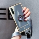 Ốp lưng điện thoại di động OppoReno nữ cải tạo vỏ bảo vệ Reno2 triều rung 2Z net người nổi tiếng giống nhau Kính cường lực sáng tạo ACE ốp lưng điện thoại di động cải tiến 5G chiều dài dây buộc vòng khung khoan 10 lần - Nhẫn