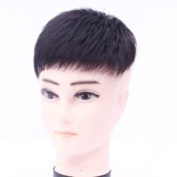 Мужской парик изготовленный из настоящих волос, в корейском стиле