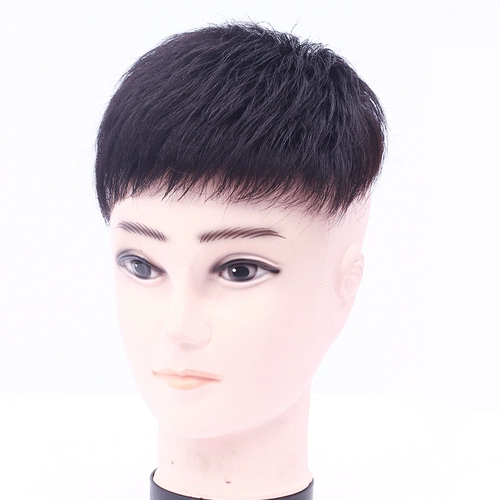 Мужской парик изготовленный из настоящих волос, в корейском стиле