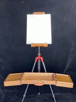 Beech Telescopic Easel Watercolor Oil Painting Acrylic Water Powder Multifunctional Portable Solid Wood Sketching Easel