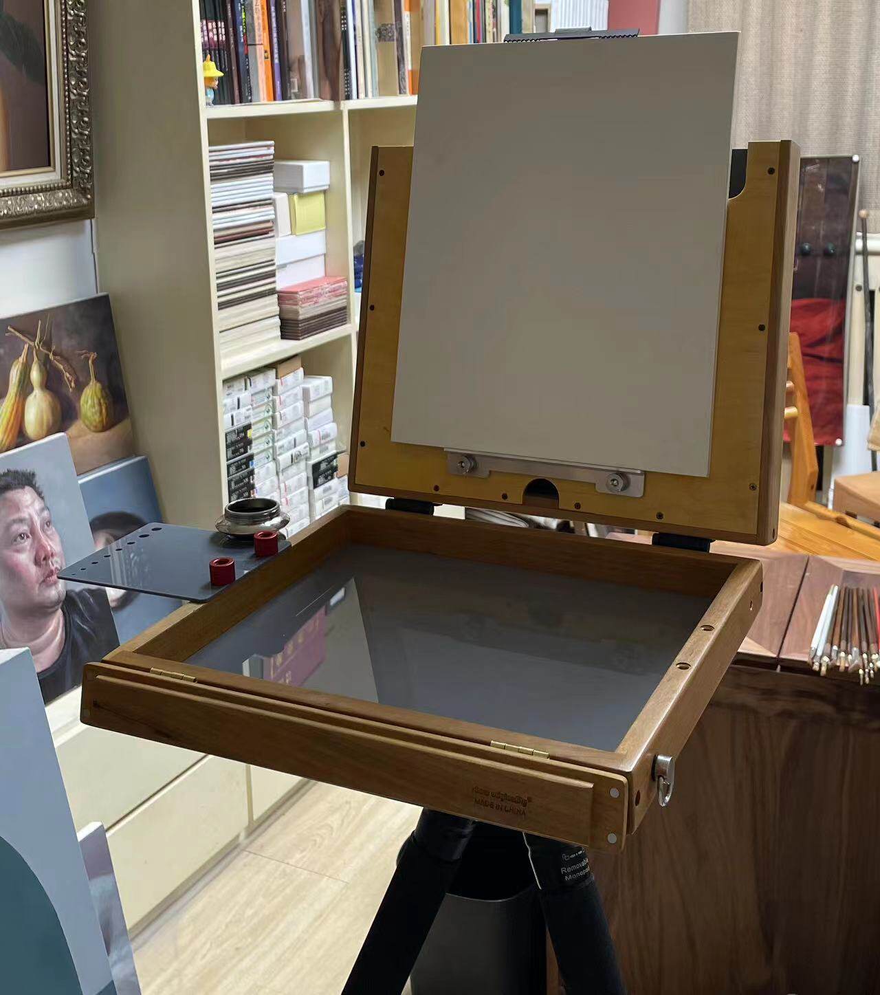 Energy Workshop Classic Section Beginners Special Fine Art Adjustable Portable Pure Handmade Water Color Powder Oil Painting oil painting shelf-Taobao