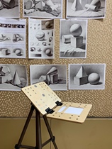 Watercolor painting board birch board watercolor painting board portable multifunctional oil painting acrylic watercolor painting box