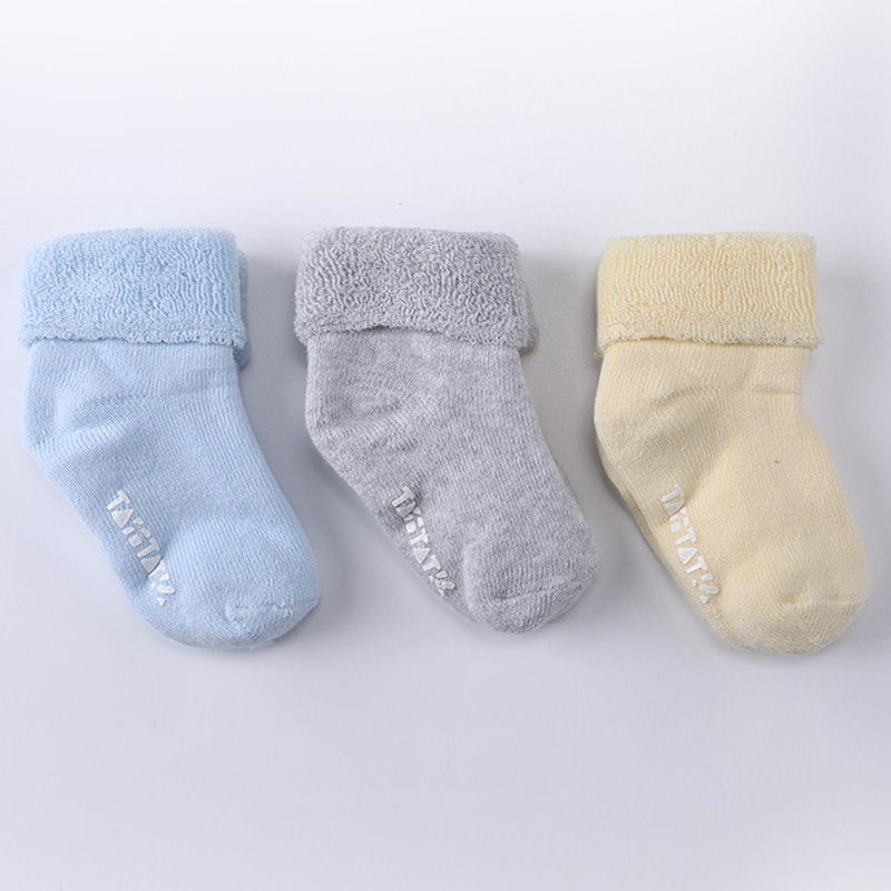 Baby socks Autumn and winter spring cotton thickened 1-2-3 years old boy boy boy child child cotton socks 12-36 months