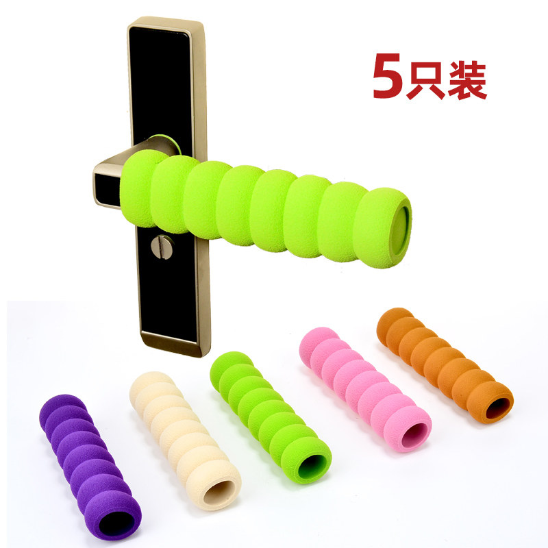 Door handle anti-collision protective cover Door handle sheath helical door handle glove pad