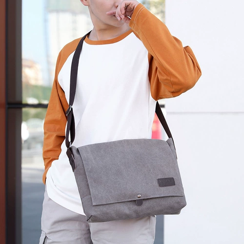 Мужской универсальный рабочий шоппер, японская вместительная и большая сумка через плечо для отдыха