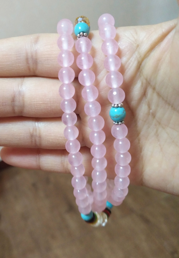 Shaanxi Lantian Jade jade bracelet natural hibiscus jade bracelet pink jade bracelet necklace Shunfeng