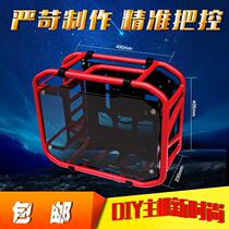Chassis desktop computer host DIY full open skeleton Full transparent glass game matx water cooled small case