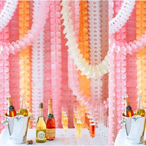 Mid-Autumn Festival National Day lucky four-leaf clover paper flower wedding birthday decoration wedding kindergarten classroom layout