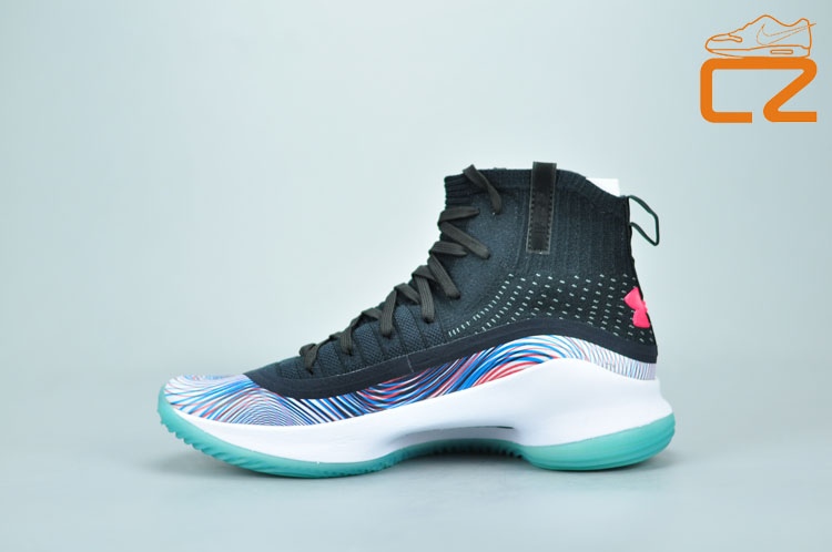 Under Armour Curry 4 Full China Row Black Gold Platinum Black and White Christmas Một đôi giày bóng rổ Dema shop giày bóng rổ tp hcm