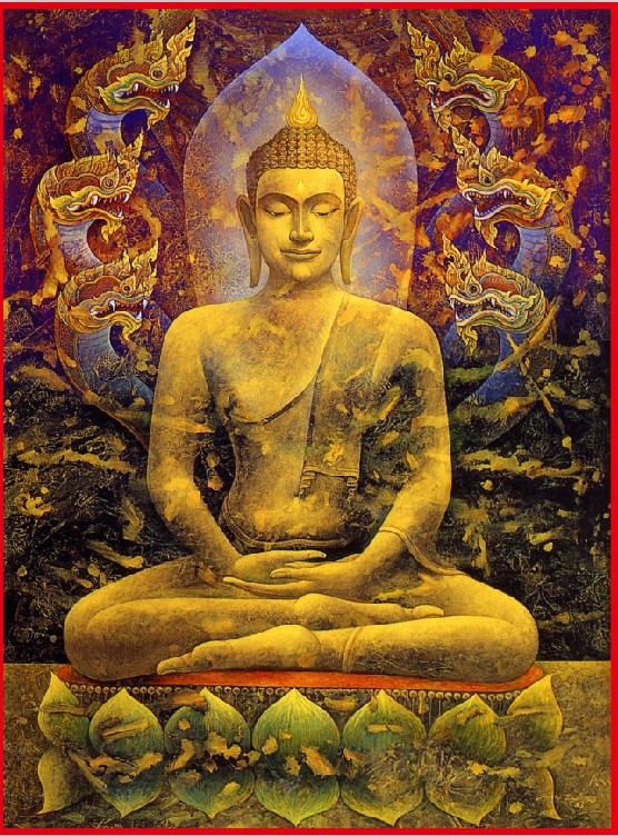 Linked to Shakyamuni Buddha image of Sakyamoni Buddha as Buddha image sealed