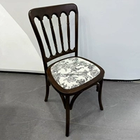 Наполеон 𪨧 стул черный ореховый цвет чернильный чехол на сиденье из ткани байберри