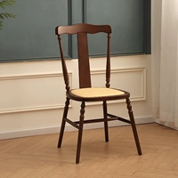 Стул Crown, цвет черного ореха, чехол для сиденья из настоящего ротанга★Импортированный журнал★Десятилетняя гарантия