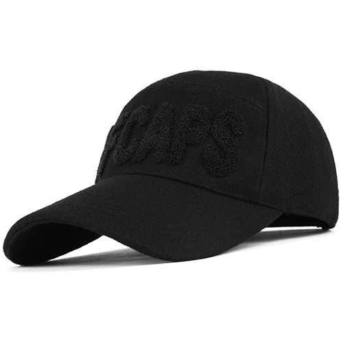 Мужская зимняя удерживающая тепло дорожная шапка, шерстяная демисезонная бейсболка, в корейском стиле, увеличенная толщина