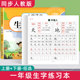 First grade synchronized dot matrix practice copybook, Volume 1 and Volume 2, one practice stroke per day, brush strokes, radicals, copying Chinese characters, simultaneous tracing of red characters, People’s Education Edition, dedicated for beginners to practice writing, hard-pen calligraphy practice calligraphy, children’s regular script