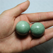Factory direct natural jade handball jade health ball fitness ball Lushan jade handball 30MM pair