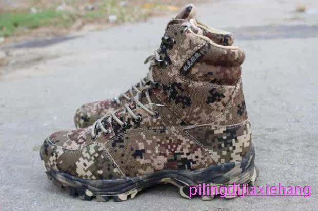 Boots militaires pour homme en toile - Ref 1399325 Image 18