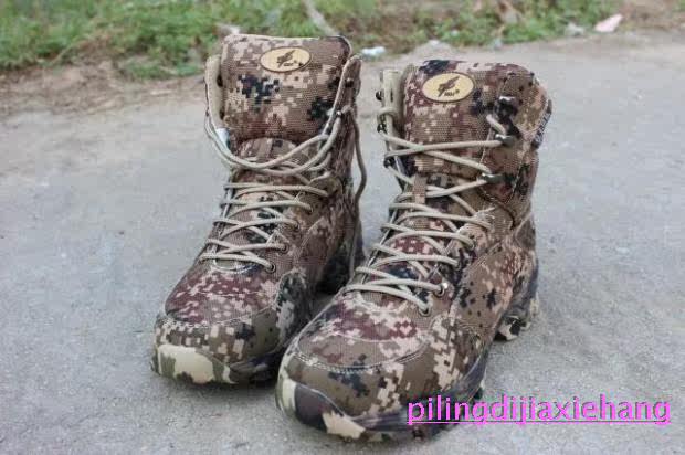 Boots militaires pour homme en toile - Ref 1399325 Image 15