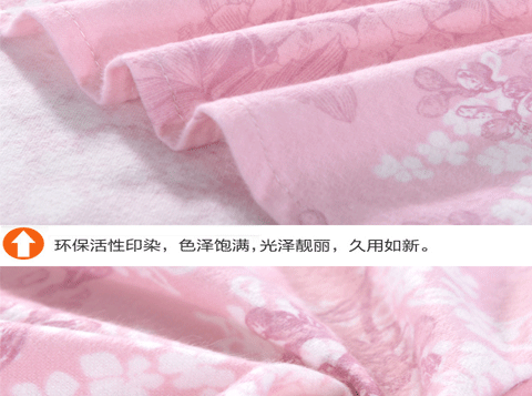 Bộ đồ cotton 4 mảnh nhung cổ điển đôi 1,5m1,8m trải giường bằng vải lanh trải giường 6 * 7 hoạt hình cotton dày ấm 7 * 8 chăn ra gối nệm