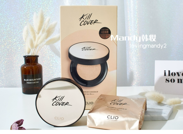 Hàn Quốc 17 năm mới gương ma thuật Clio 珂 气 cushion BB cream phiên bản nâng cấp cổ điển xp set 48 giờ mờ