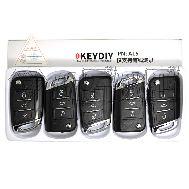 KD A15 sub-machine 3-key car remote control key