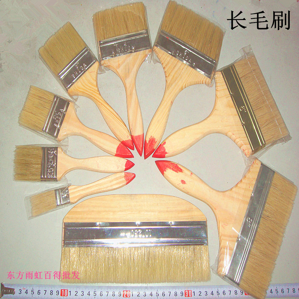 1 inch brush paint half inch brush 2 inch 3 inch 4 inch 5 inch 6 inch 8 inch 10 inch long hair brush sweep gray brush