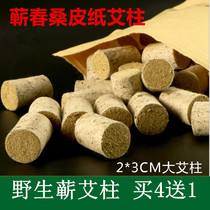 Qi Chun mulberry skin paper Ai Zhu Li Shizhen 2 cm stubby moxibustion strip portable moxibustion Household manual Jin Ai Zhu smoked moxibustion
