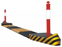 Safety Island Rubber Transport Facilities Rubber Safe Island Island Head Two pillars Safe Island Safe Island Rubber