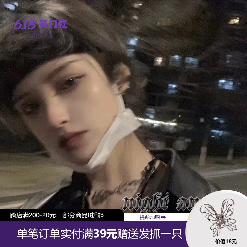 Ultra A hair with dark Black Wind decadent punk headscarf Men and women both sport knit original Cebu elastic hair band accessories