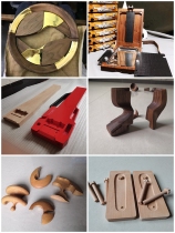 Customized wood products heterosexual CNC cutting wooden base graduation model design and processing according to various drawings