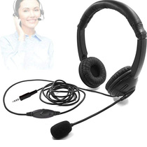 Traffic headset moving circle live headset tour ear protection computer with wheat headset cable music Universal 3 5 straight plug
