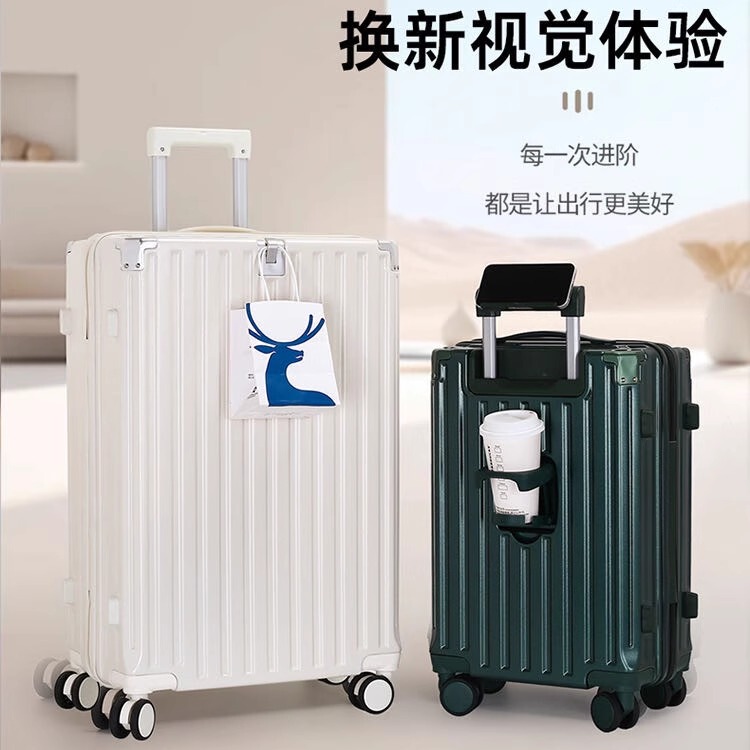 Carro Family Luggage Suitcase for Women, Large Capacity, Multifunctional Trolley Case for Students, Aluminum Frame, New Carry-On Suitcase Carro Family Luggage Suitcase for Women, Large Capacity, Multifunctional Trolley Case for Students, Aluminum Frame, New Carry-On Suitcase