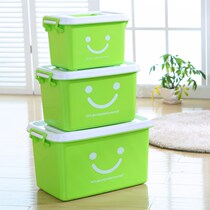 Car glue case Anti-bug with lid cute bed Lower thickened Dormitory Large Capacity Containing Plastic Case storage compartment Long square