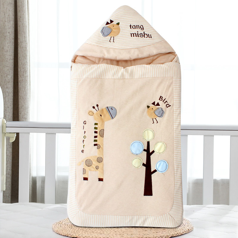 Newborn son bag quilted with a laced baby hug by detachable liner Winter out for anti-swoon