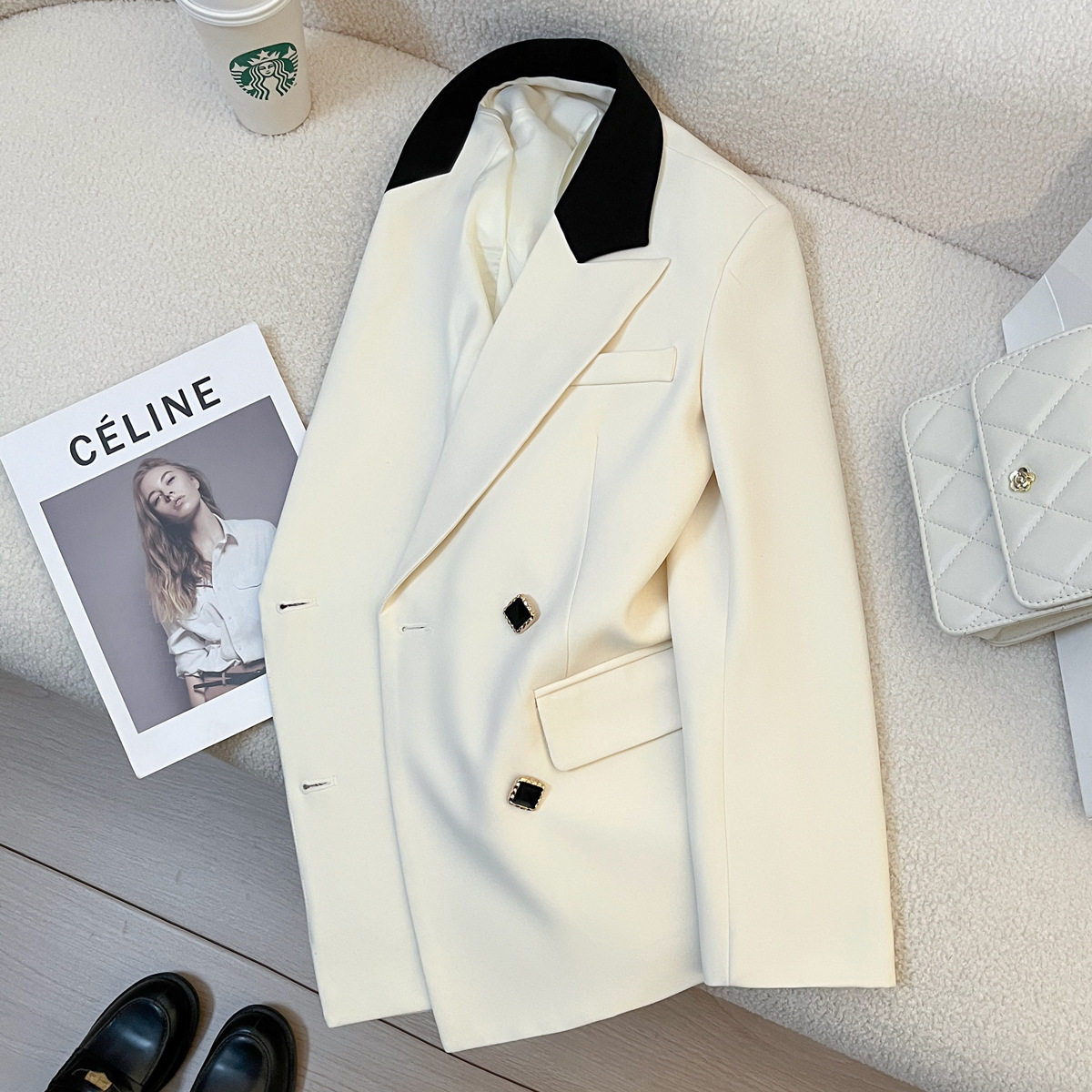 2024Autumn women fashion blazers jackets ladies coats suits 