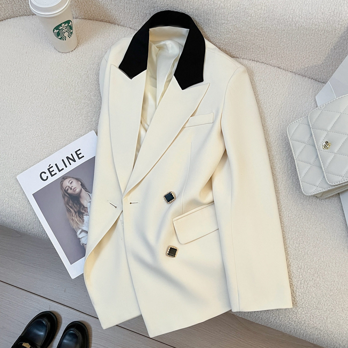 2024Autumn women fashion blazers jackets ladies coats suits 