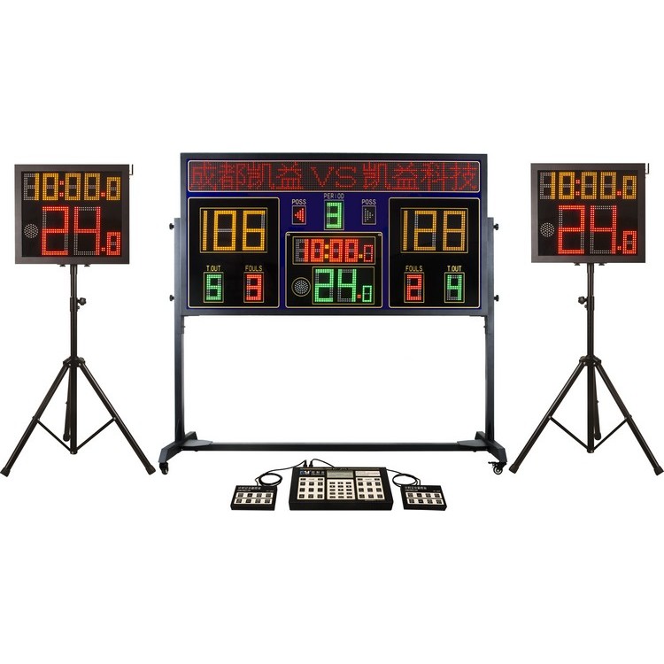 Kay Yick KY-JFA1 basketball electronic scoreboard A new volleyball electronic scoreboard wireless large screen display