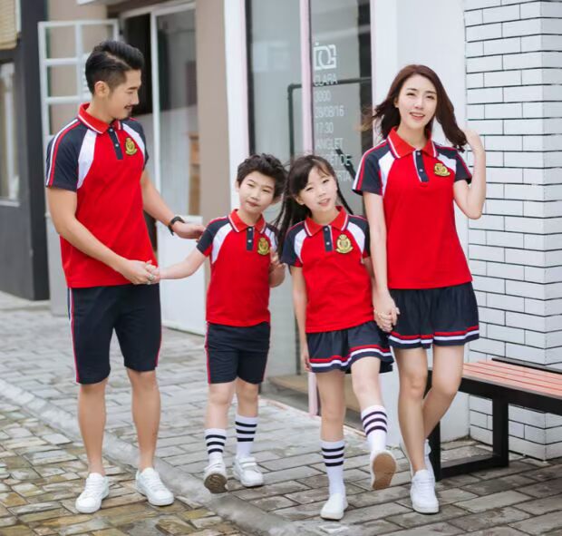 2018 đồng phục học sinh mới quần áo sân vườn Anh gió cha mẹ lắp đặt gia đình nhà mẫu bốn cổng thủy triều tùy chỉnh kích thước lớn đồ vest bé trai