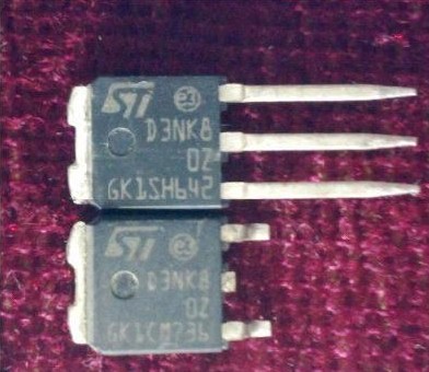 Original imported TMD3N80G D3NK80Z 3N80 field effect tube TO252
