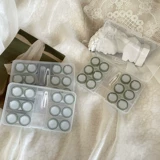 像鱼 Летний холодный ветер, простые, портативные контактные линзы коробку с партнерами по уходу за партнером красивая коробка зрачка, дополнительная установка B936