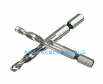 Hexagon handle drilling and chamfer integrated composite Tapping drill bit tap for m3m4m5m6m8m10 screw machine