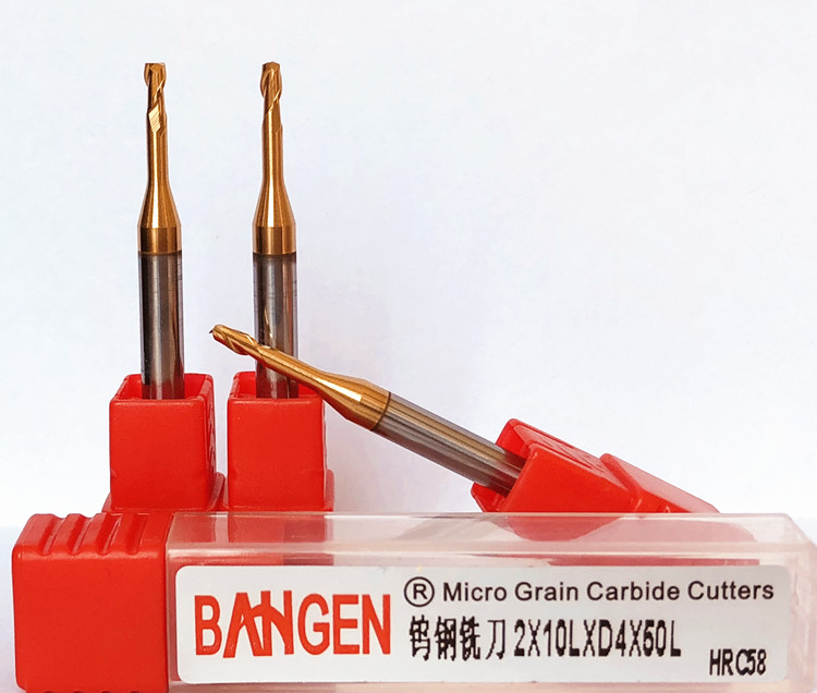 Bangen58 degree lengthened blade alloy knife long neck deep groove vertical milling cutter tungsten steel two-edge milling cutter 0 8 7 0 9 0