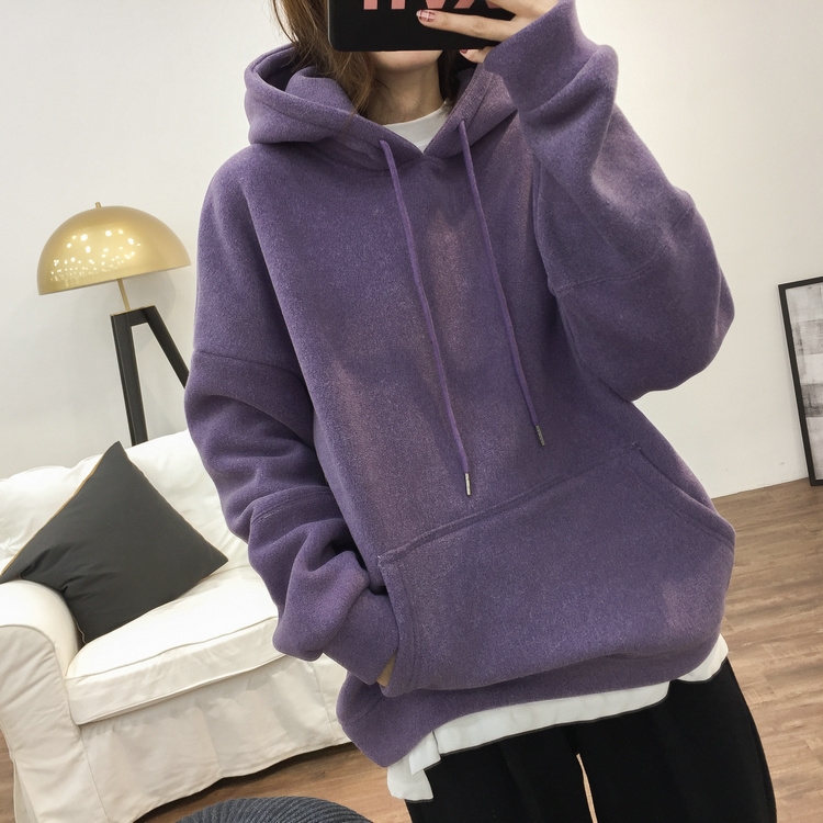 Autumn Winter Wardwife 2023 new Korean edition loose and thin plus thicker plus thicker coat tide