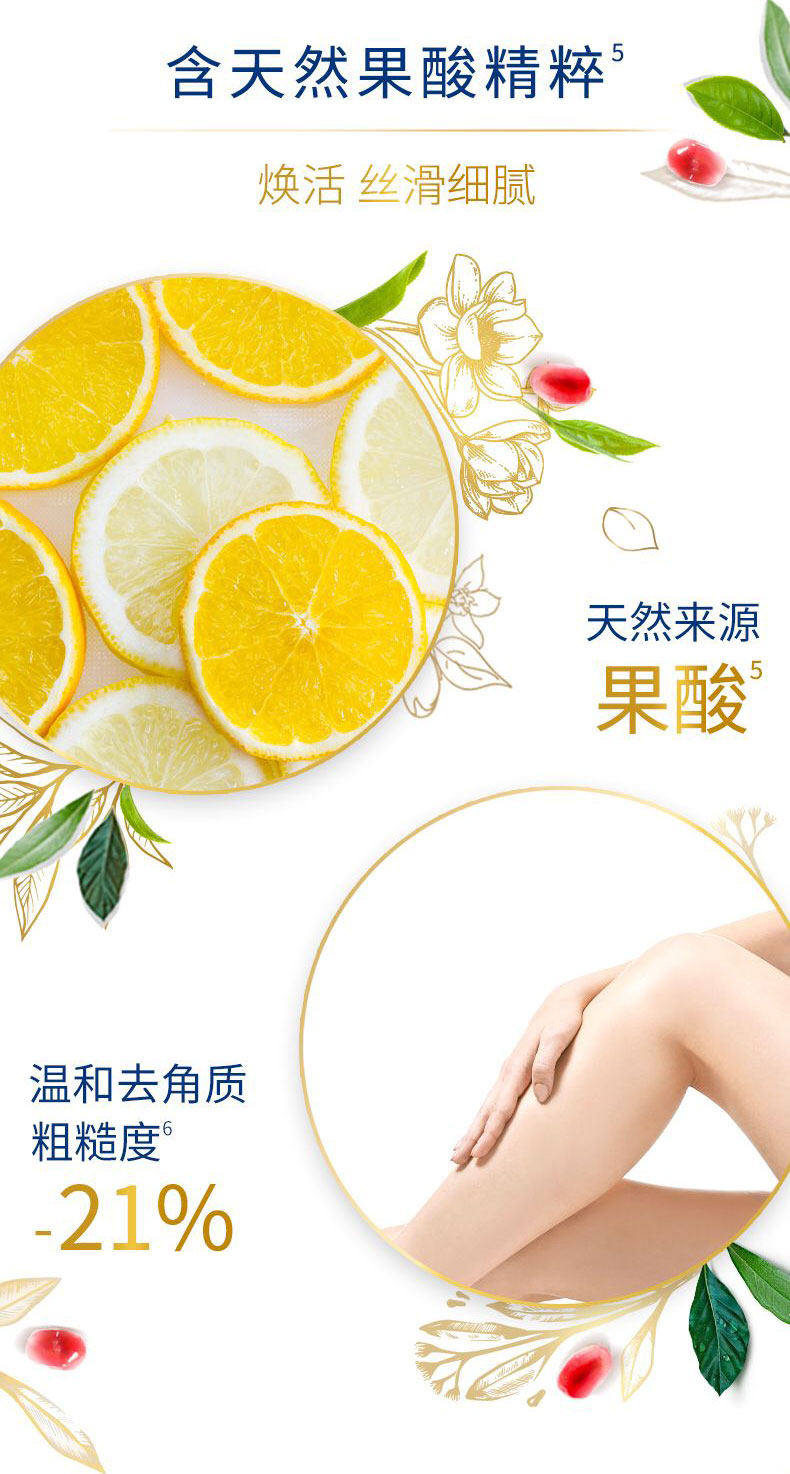 多芬 植萃精油沐浴露 500g*2瓶 图5