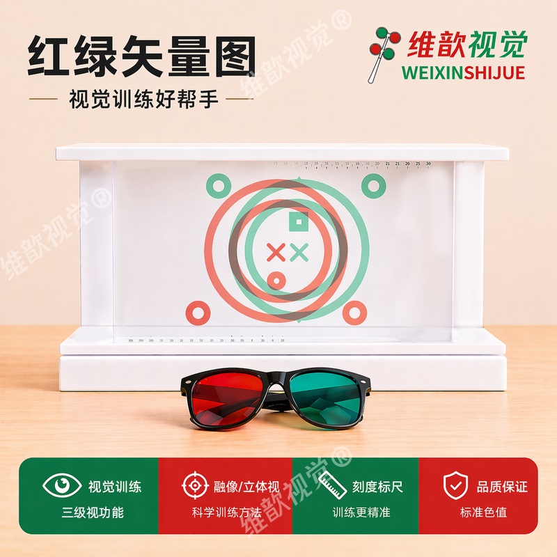 Red and Green Variable Vector Graphics Visual Function Fusion Collection Stereoscopic Vision Training for Correcting Latent Strabismus and Amblyopia Red and Green Variable Vector Graphics Visual Function Fusion Collection Stereoscopic Vision Training for Correcting Latent Strabismus and Amblyopia
